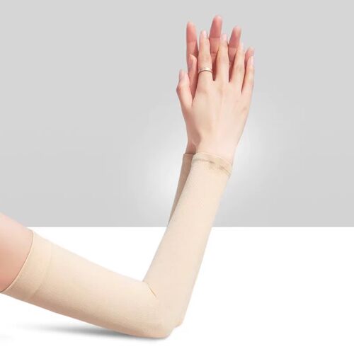 肤肉色冰袖隐形防晒袖套无