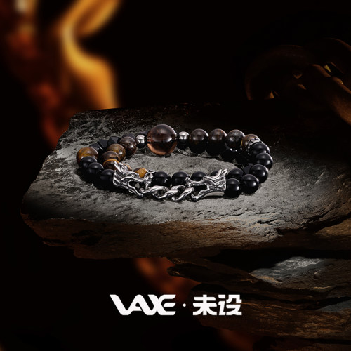 双龙手串vaxe水晶新中式潮酷中性