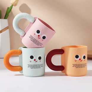 刷牙杯儿童情侣创意可爱卡通杯子漱口杯高颜值家用塑料牙杯洗漱杯