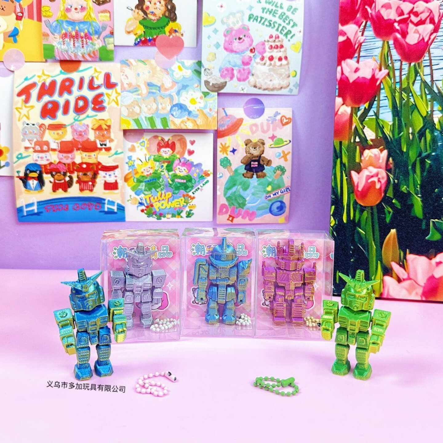 3d打印变形金刚挂件益智玩具创意