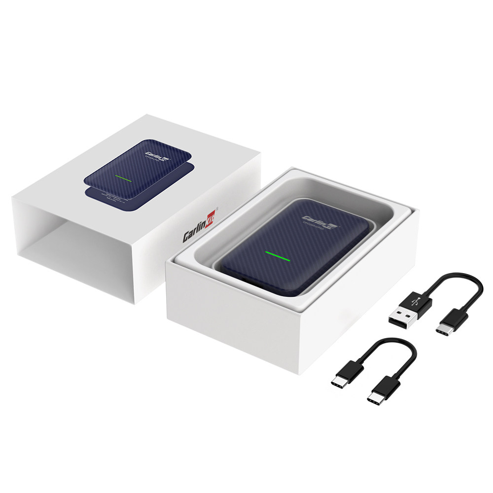 carlinkit4.0海外版车连易有线carplay转无线Androidauto2合1盒子