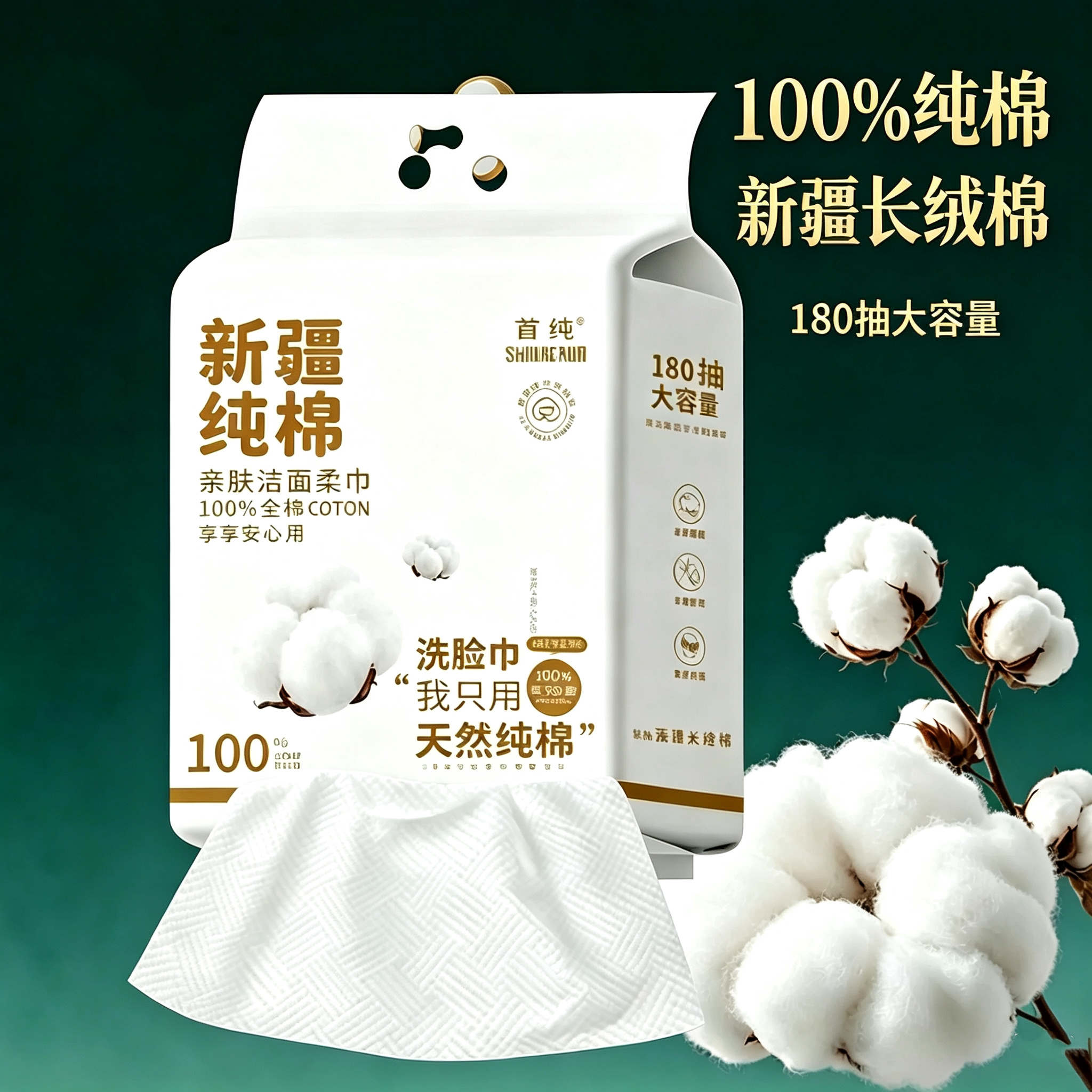 【10W+用户推荐】纯棉洗脸巾