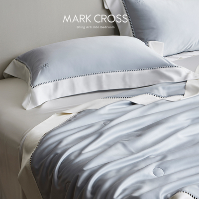 MARKCROSS贝加尔湖畔100S双股天丝有机桑蚕丝被夏天空调被夏凉被