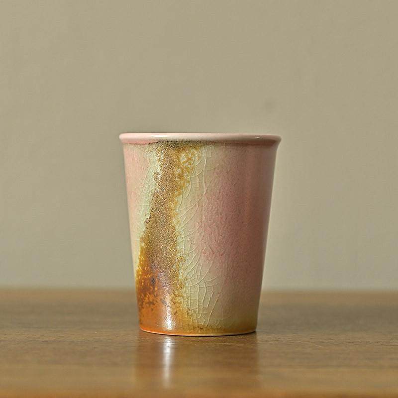 景德镇全手工拉坯桃粉志野杯高款直筒闻香杯陶瓷主人杯功夫茶具,餐饮具,茶杯,淘宝优惠券,粉丝福利购,淘宝优惠卷