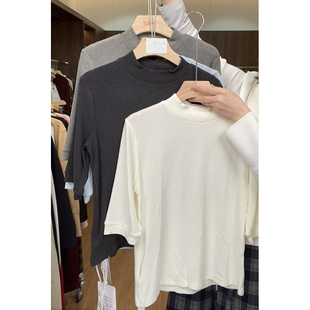 五分针织短袖 质感单品 T3122 白小白