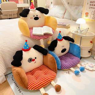 坐垫椅子垫靠背垫靠垫一体靠枕办公室女生屁股垫宿舍屁垫教室舒适