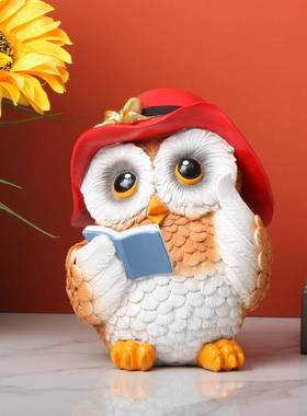 全网超低价源头超划算 猫头鹰摆件花园装饰摆件办公室桌面装饰品