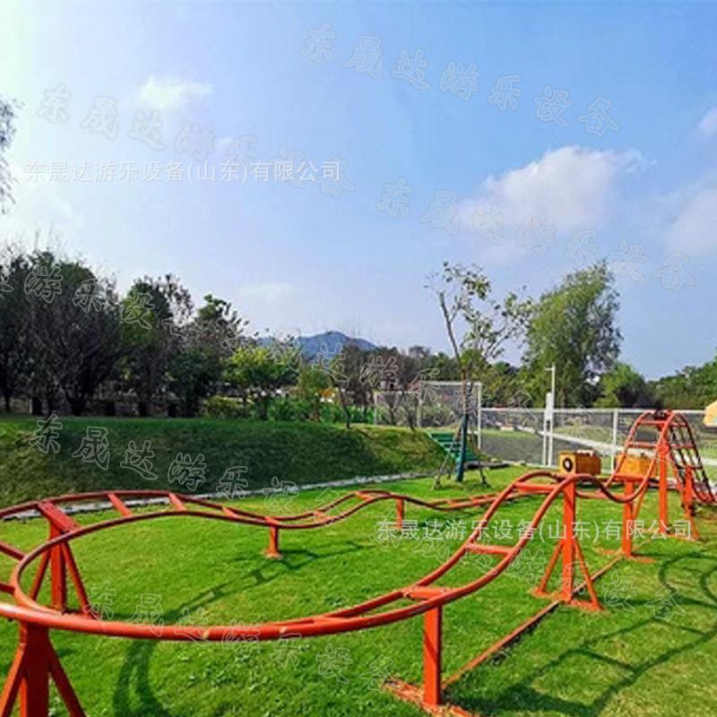 网红坑爹过过山车大型园林广备场创意游乐设亲子互动zjp20221脚蹬