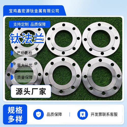 现货TA2纯钛法兰HG/T20592标准钛合金法兰平焊对焊法兰盘支持