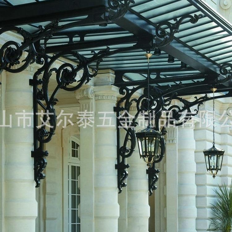帐篷铁艺遮阳棚雨篷锻造铁艺厂家供应铁艺遮雨顶棚酒店专用铁艺蓬