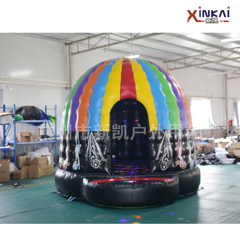 成人儿童玩耍游乐设施充气帐篷 小型室内外充气舞厅disco帐篷