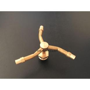 360度旋转洒水器绿化喷灌喷头三叉四叉园林草坪雾化自动灌溉喷水