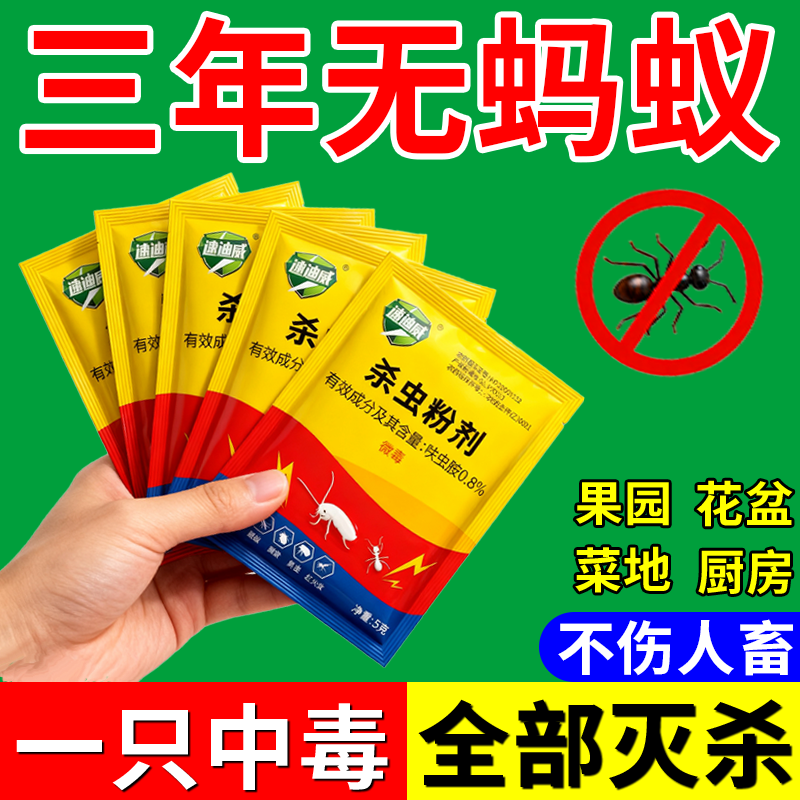 菜地蚂蚁药强效全窝端家用无毒无味厨房室内室外菜地灭蚁药