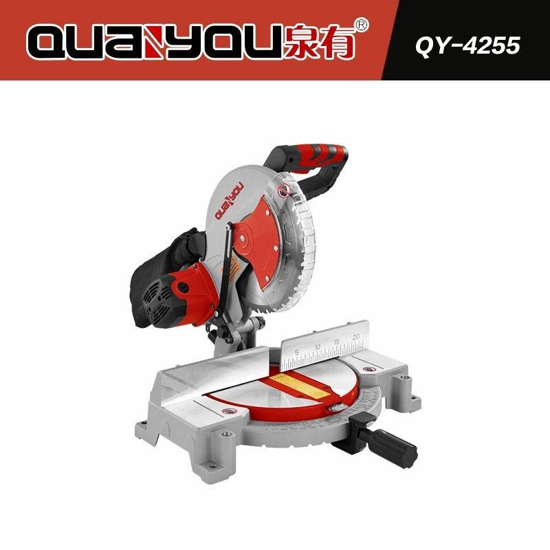 泉有QY-4255锯铝机输入功率1800W锯片直径255mm加厚固定底板