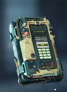 三角洲行动威龙c4磁吸卡纸拼装模型手办游戏道具玩具材料包送教程