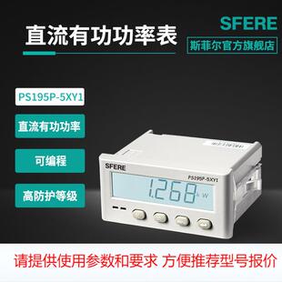 PS195P-5XY1液晶LCD显示直流有功功率表数显电力仪表