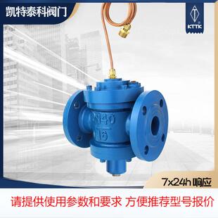 压差阀自力式压差控制阀YC-16可调压差控制阀球磨铸铁流量平衡阀