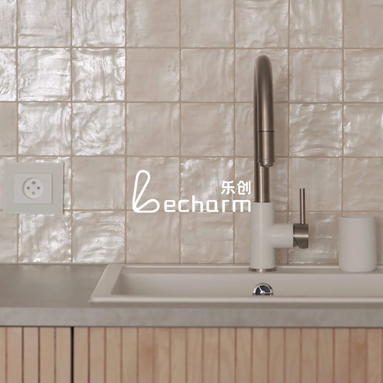 西班牙进口珍珠砖法式厨房墙砖卫生间瓷砖复古背景墙手工砖10x10,家装主材,釉面砖,淘宝优惠券,粉丝福利购,淘宝优惠卷