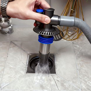 洗衣机排水管地漏三通洗手盆下水道二合一拖接头封口盖密封塞加长