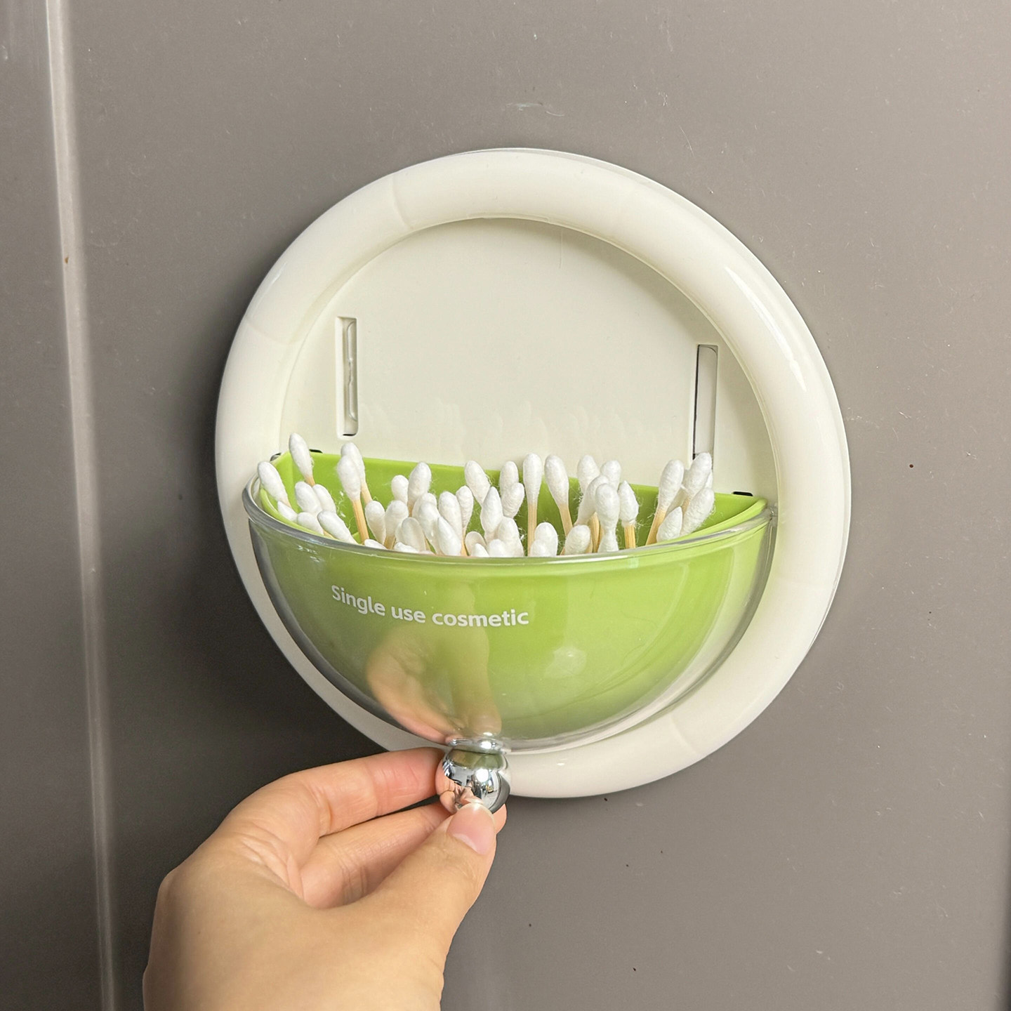 棉签挂壁收纳盒整洁神器免打孔次抛护肤品透明可视物品分类置物架,收纳整理,壁式收纳盒,淘宝优惠券,粉丝福利购,淘宝优惠卷