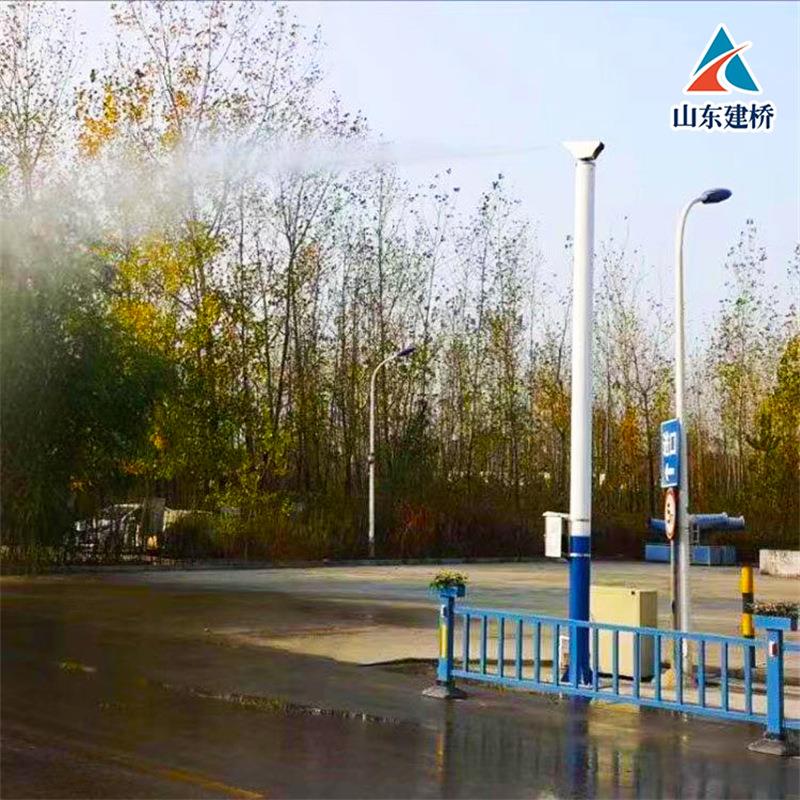 围挡喷淋 矿场高压雾桩喷淋系统 建筑工地抑尘智能喷雾喷淋