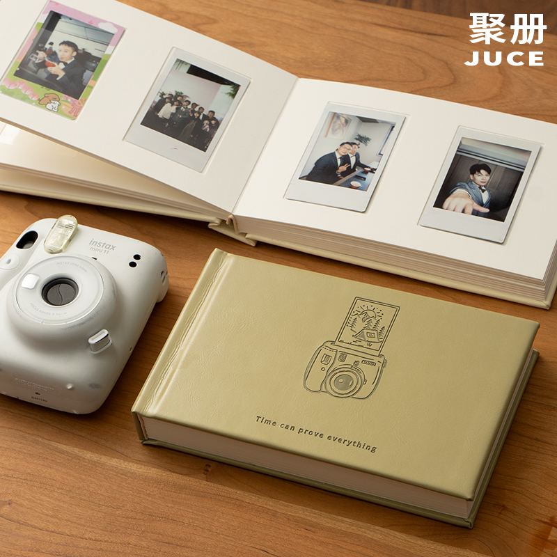 聚册拍立得mini12相册相纸收纳拍立得卡册三寸mini相册