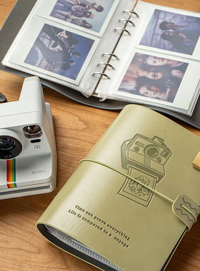 聚册宝丽来相纸收纳册itype相册拍立得专用polaroid适配now/600