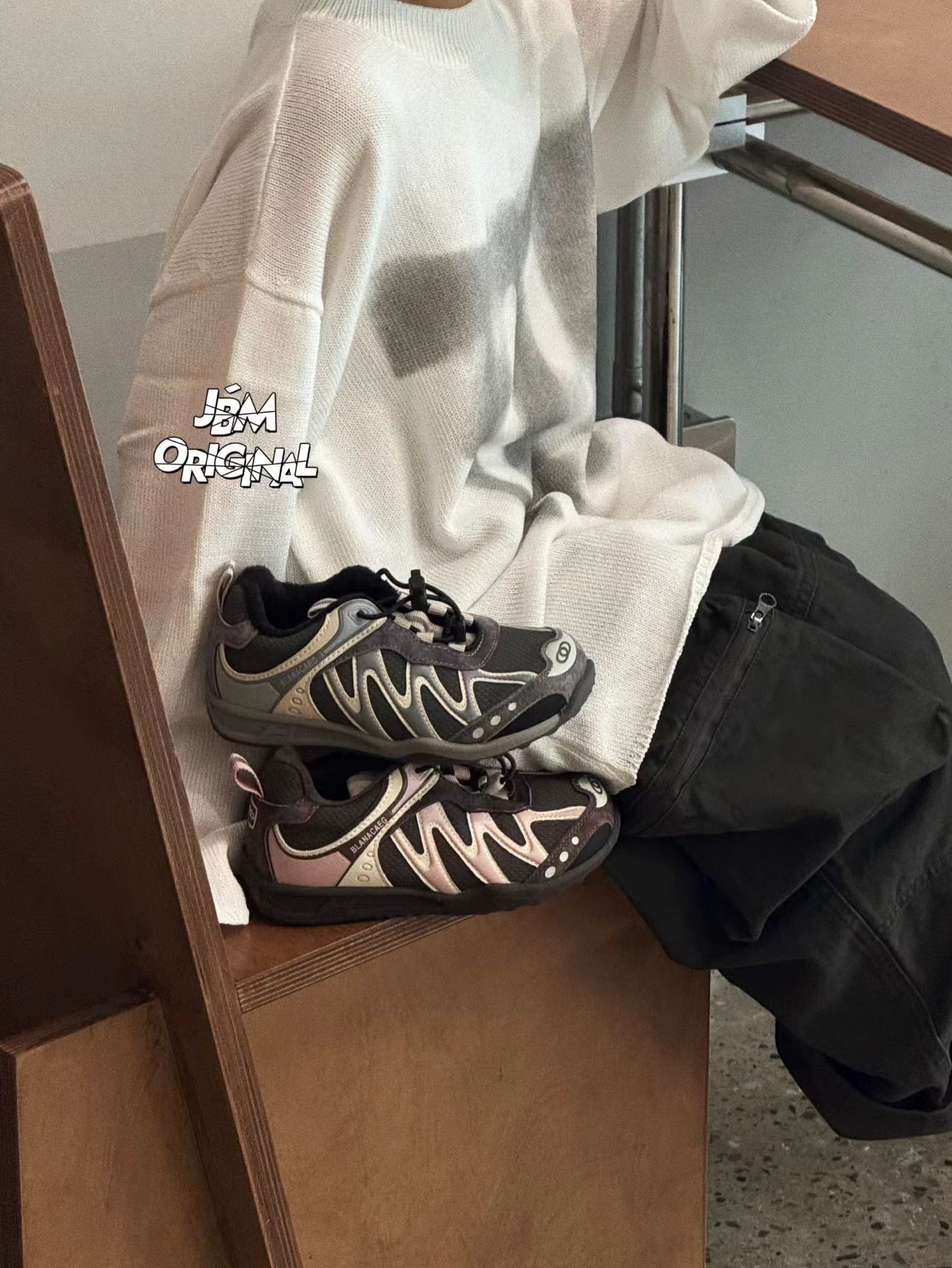 JBM潮童鞋子男童女童登山鞋2025新款中大童百搭