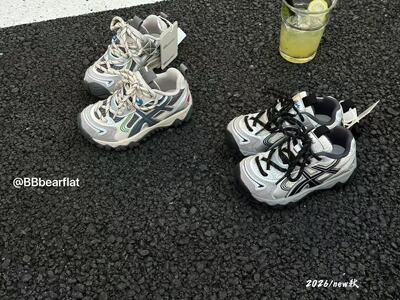 时代狂奔潮童鞋子男童女童登山鞋2026新款中大童百搭