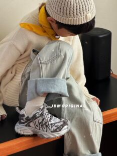 2026春款上新JBM潮童鞋子男童女童老爹鞋鞋新款中大童百搭