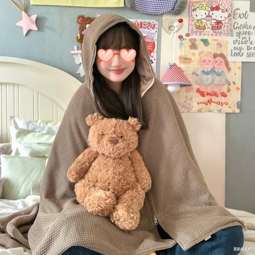 发热披肩电热暖身毯石墨烯毛毯电热毯usb充电可水洗盖腿保暖神器