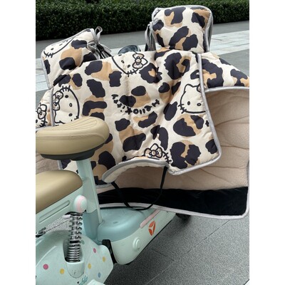 哈喽kt电动车挡风被冬季加大加绒加厚防寒防水防风被护腿2025新款