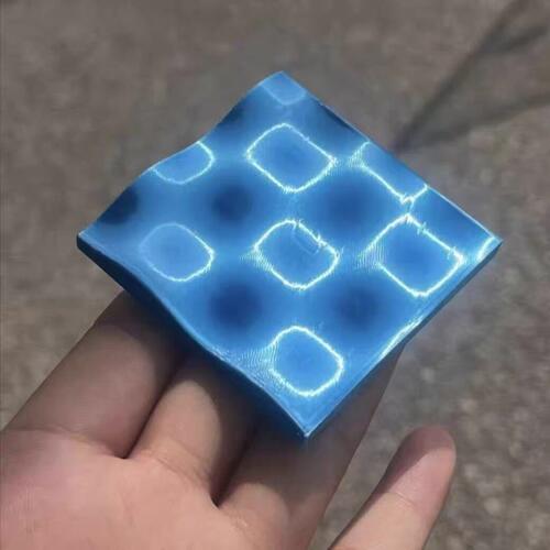 中央美术学院文创央美规则海水冰箱贴海浪3d打印送朋友纪念伴手礼