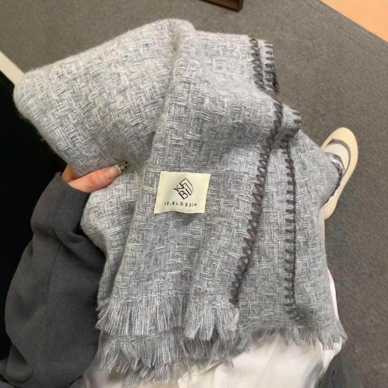 灰色围巾秋冬季女高级感围脖护颈韩系氛围感毛绒披肩外搭2025新款,服饰配件/皮带/帽子/围巾,围巾/丝巾/披肩,淘宝优惠券,粉丝福利购,淘宝优惠卷