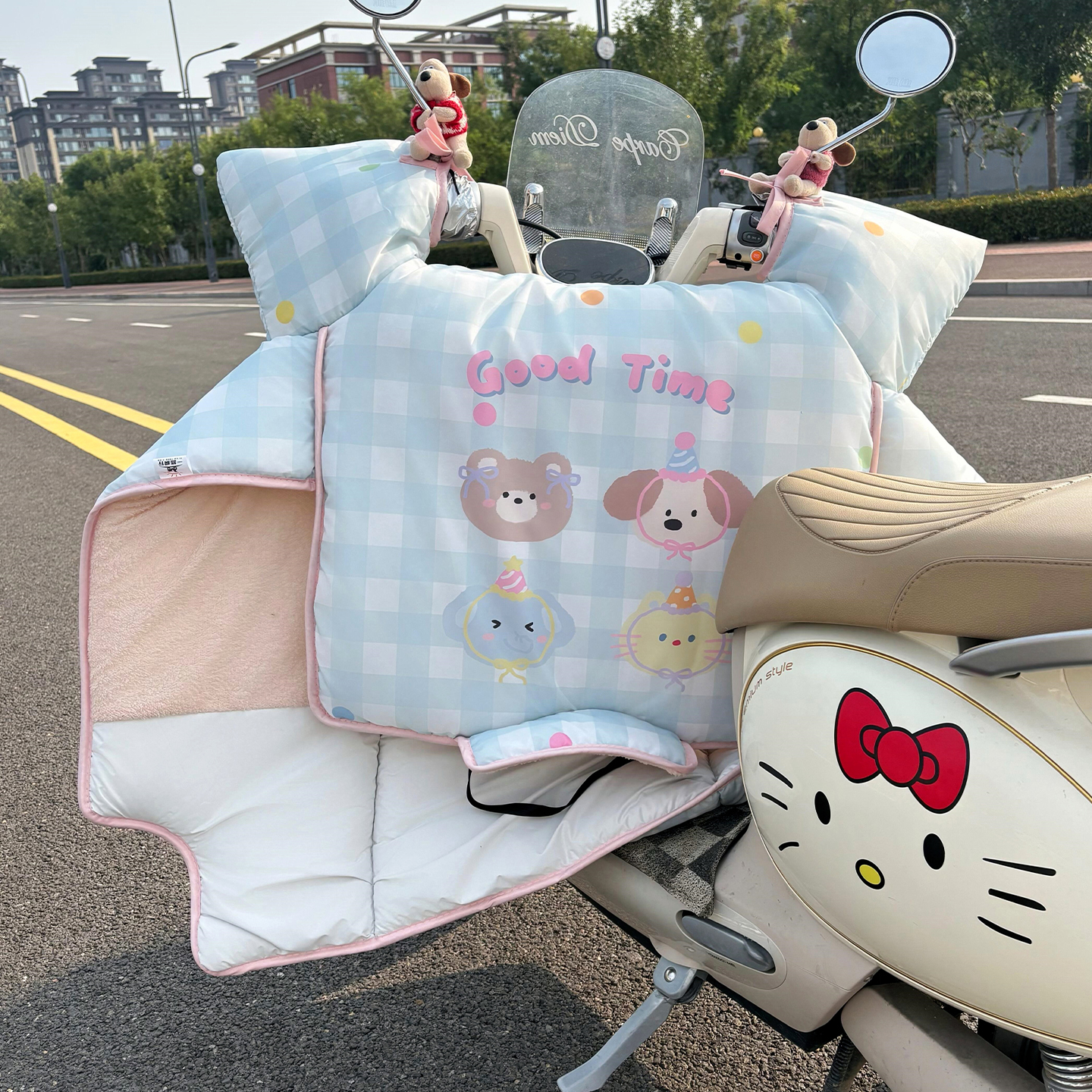 电动车挡风被冬季加绒加厚2025新款防寒冬天四季通用防水防风摩托