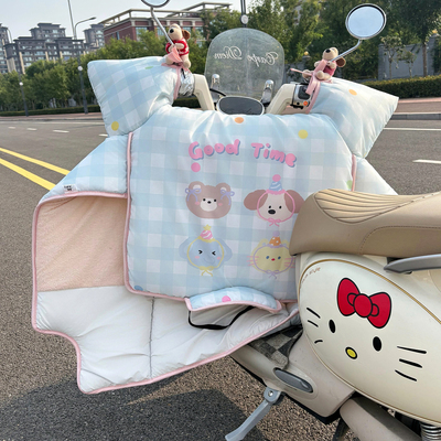 电动车挡风被冬季加绒加厚2025新款防寒冬天四季通用防水防风摩托