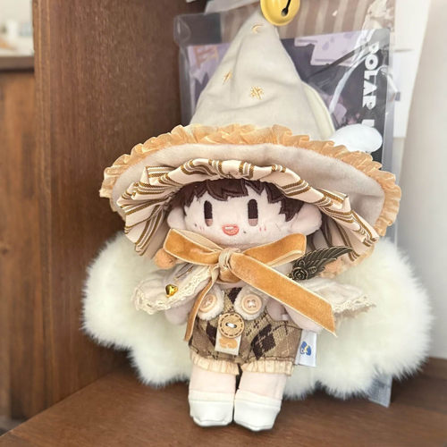 周可可娃衣周深属性棉花娃娃衣服10cm套装公仔挂件魔法师服装着替