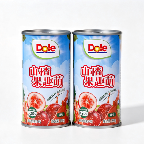 DOLE都乐山楂果趣萌水果罐头果汁大果粒果肉山楂汁大金星山楂