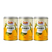 DOLE都乐糖水型黄桃罐头425g 3罐砀山黄桃水果休闲零食方便食品