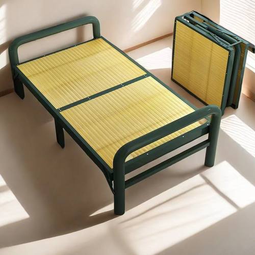 午休收纳便捷午睡家用成人床折叠办公室出租屋竹板床陪护床单人床
