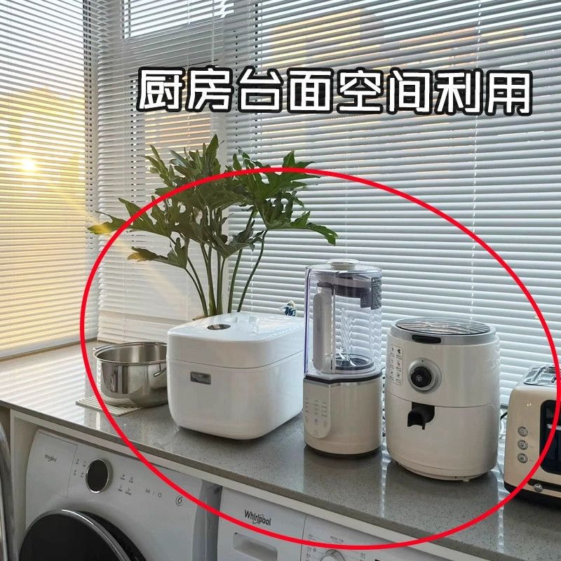 厨房台面空间利用!微波炉置物架家用烤箱台面收纳架文化创意餐具