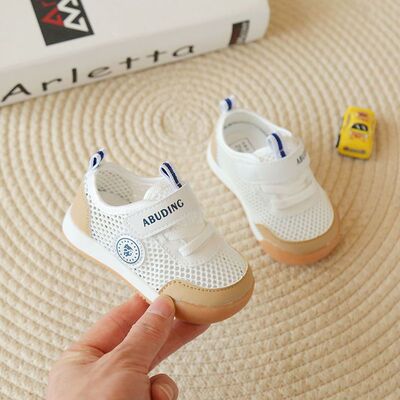 夏季儿童网鞋新款男童透气单网学步鞋1岁女宝宝鞋子婴幼儿软底