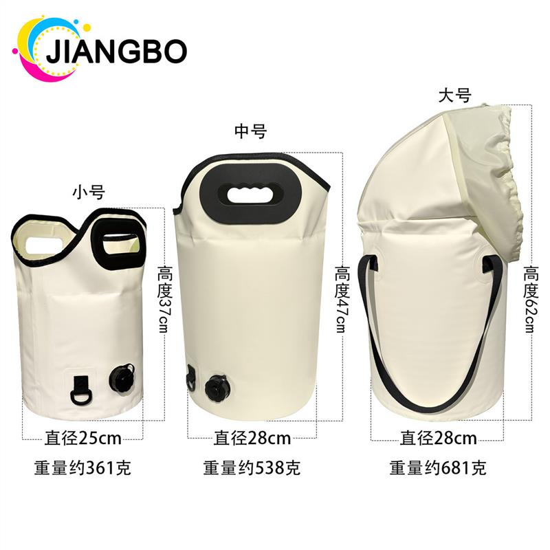 旅行便携式可折叠泡脚桶深桶过小腿折叠洗脚桶家用过膝泡脚袋