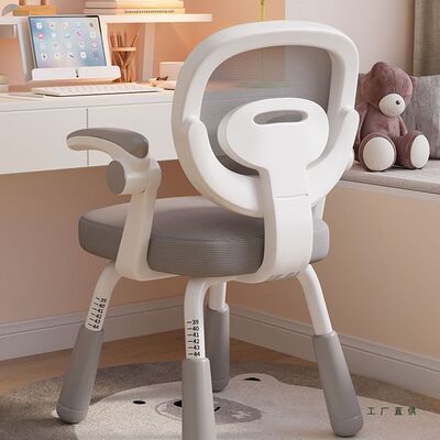 儿童学习椅家用学生书桌写字椅子矫正坐姿专用可调节升降靠背座椅