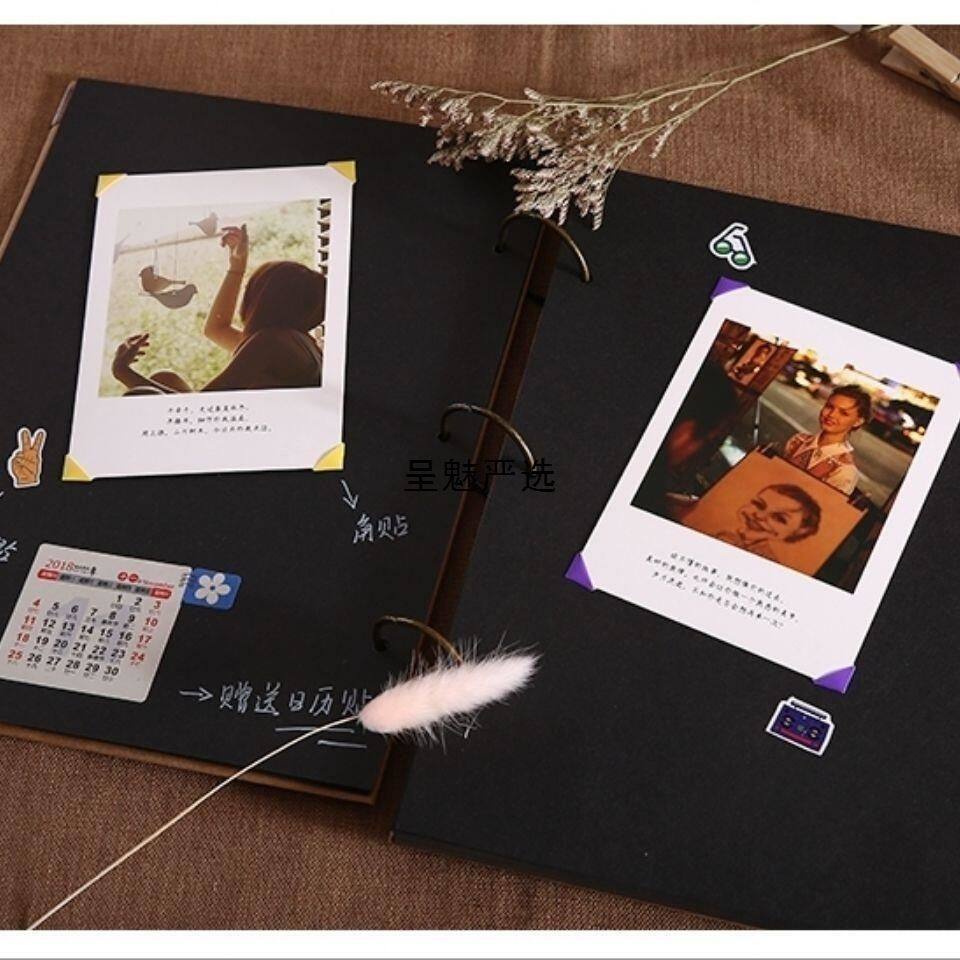 DIY牛皮纸相册毕业册同学录情侣影集学生成长纪念册六年级记录册