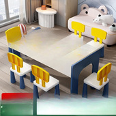 儿童积木桌子大颗粒男女孩宝宝拼装 多功能大号尺寸木质玩具台