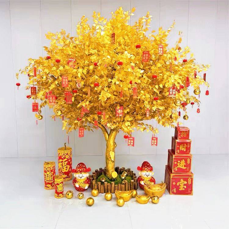 金榕树大型假树许愿树摇钱树新年红包发财树商场酒店装饰假树,鲜花速递/花卉仿真/绿植园艺,仿真绿植,淘宝优惠券,粉丝福利购,淘宝优惠卷