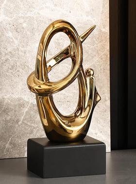 茶几边角几上轻奢现代简约软装饰品北欧家居客厅房间卧室内小摆件