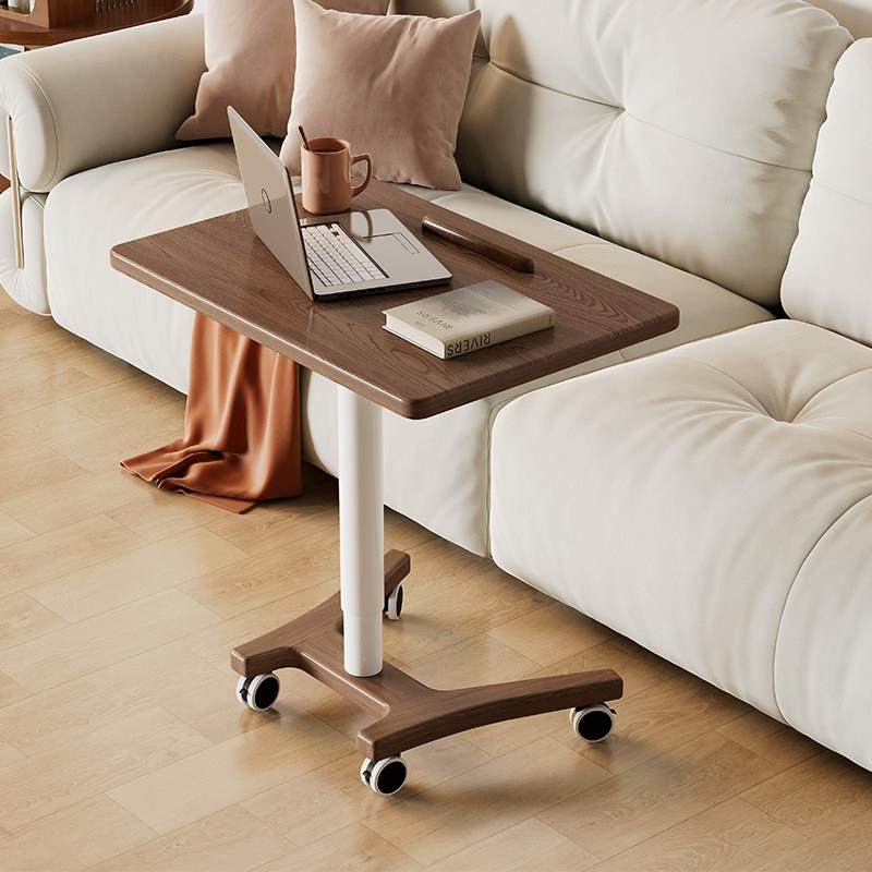 实木升降电脑桌移动床边桌子家用办公桌学生书桌折叠书桌沙发桌,住宅家具,电脑桌,淘宝优惠券,粉丝福利购,淘宝优惠卷