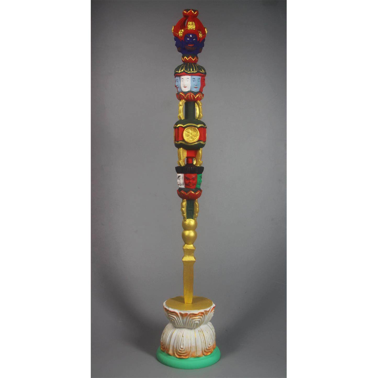 秽迹金刚杵 木雕密宗佛像唐密如法造像手工雕刻